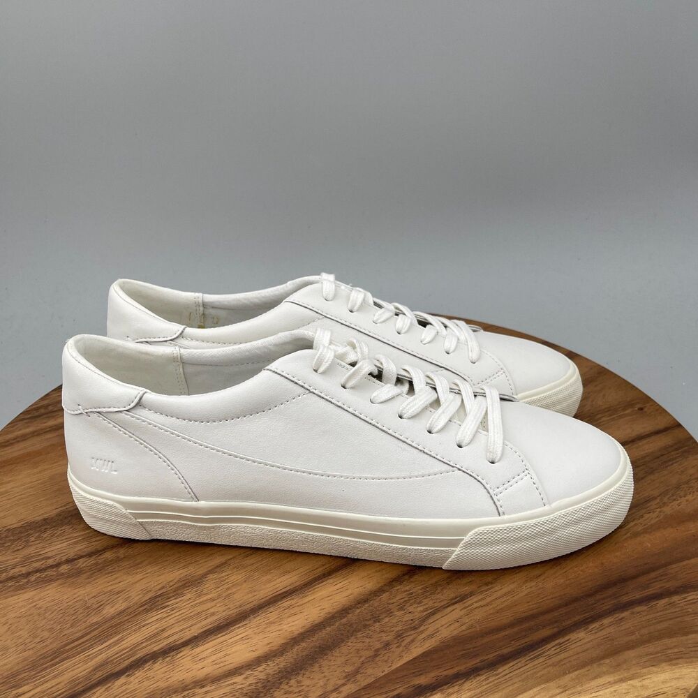 Madewell Sidewalk Shoes Mens Size 10.5 M White Leather Casual Comfort Walking